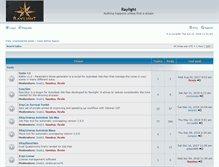 Tablet Screenshot of forum.raylightgames.com